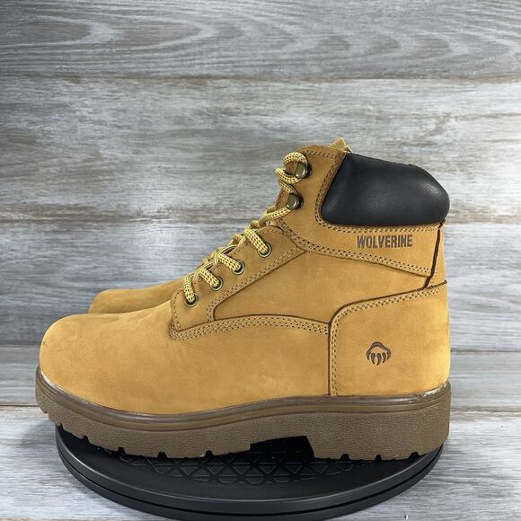 Wolverine Men’s Cheyenne Wheat Leather Oil Resistant Work Boots Size 10 Wide - Picture 1 of 7